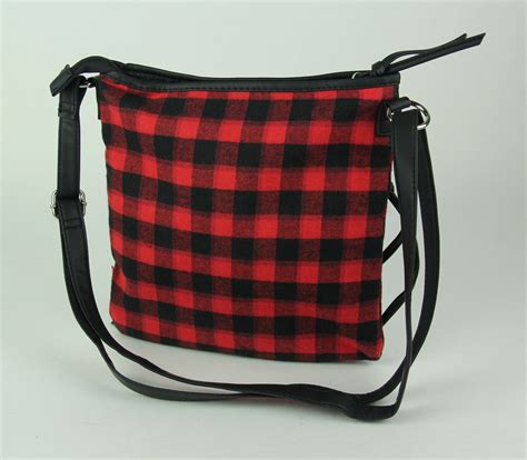 crossbody bag flannel.